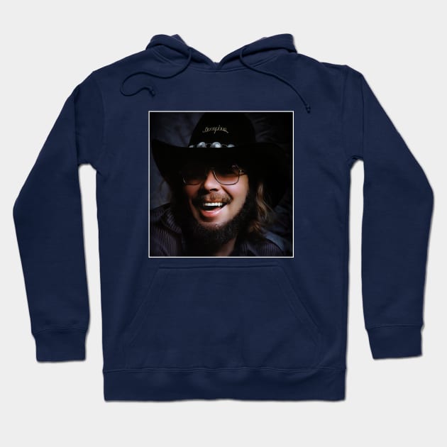 Hank Williams Jr - Dramatic Coloring Hoodie by Testeemoney Artshop